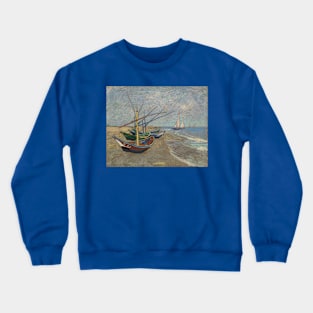 Vincent Van Gogh Boats Crewneck Sweatshirt